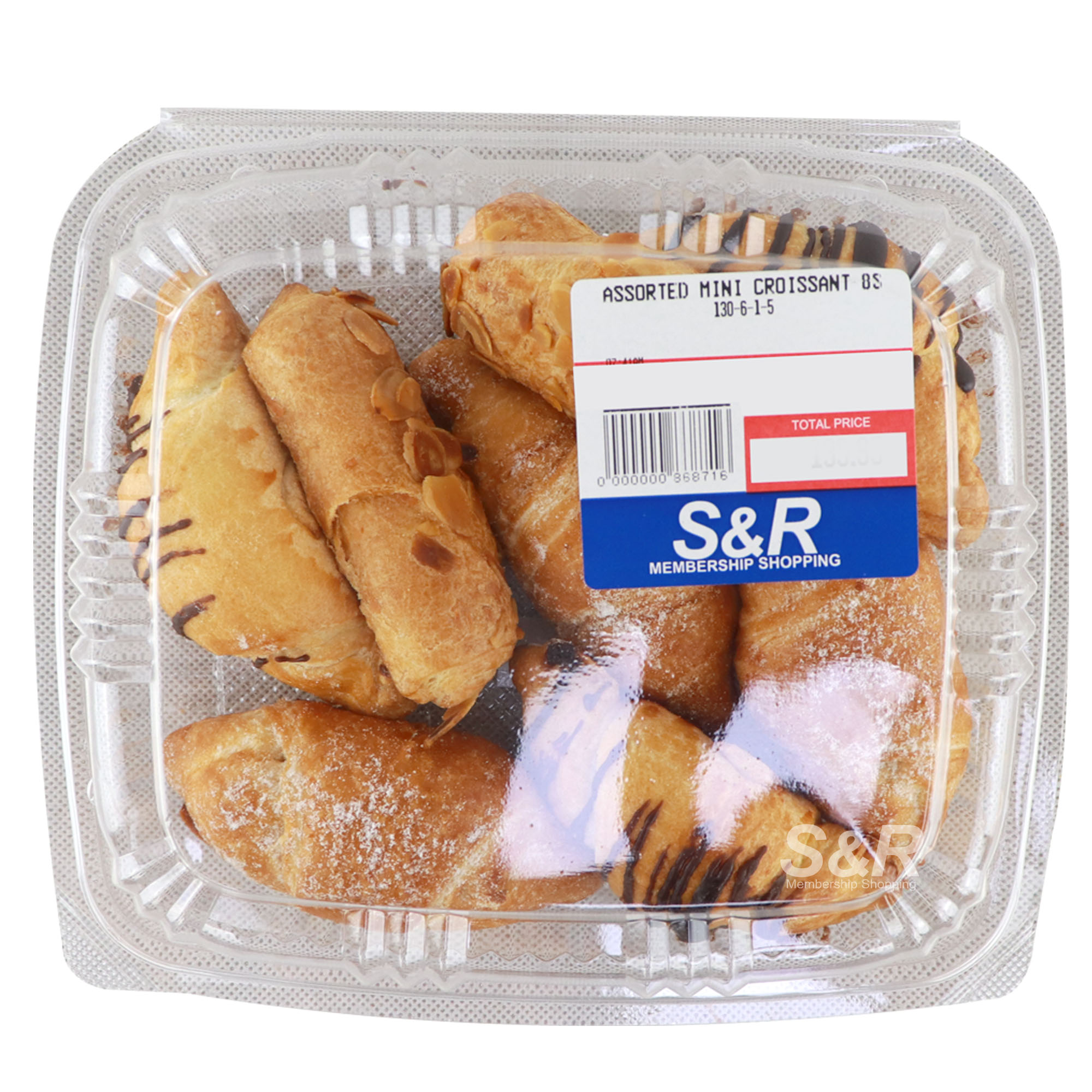 S&R Assorted Mini Croissants 8pcs S&R Assorted Mini Croissants 8pcs